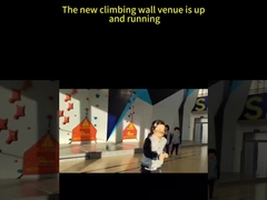 Muro di arrampicata all' aperto ad alta sicurezza per il parco di divertimenti