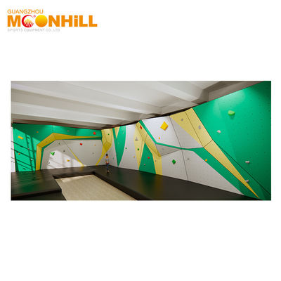 Waterproof Rock Climbing Wall Panels Theme Park Fitness Rock Climbing Training Wall
